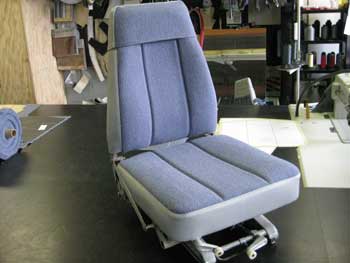 Repaired seat.