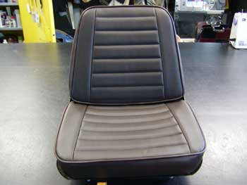 Repaired seat.