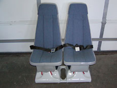 Repaired seat.