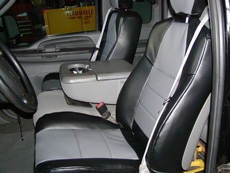 Repaired seat.